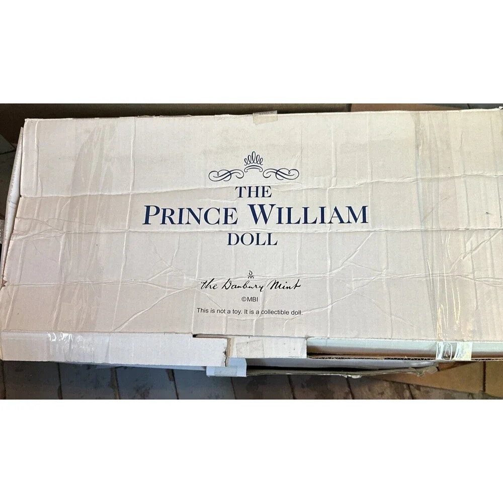 The Princess Kate Middleton Bride Prince William Groom Doll Danbury Complete